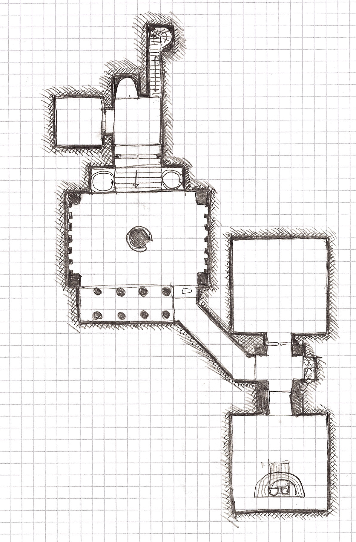 Tactical map of the Kruthik brood nest and queen vault